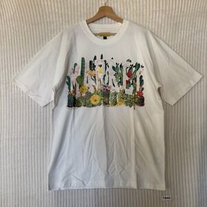 Market sold n/a Studi Short Sleeve T Shirt Mens Size Le White Plant Cactus F